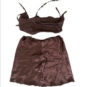 Heart of Sun Harlow Chocolate skirt + top